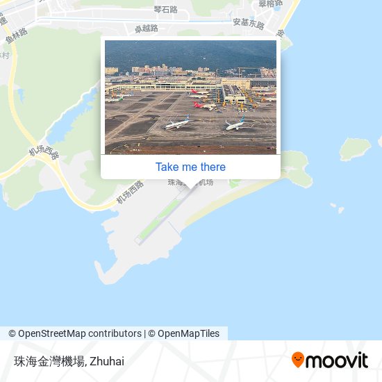 珠海金灣機場 map