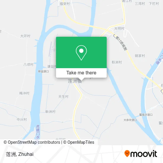 莲洲 map