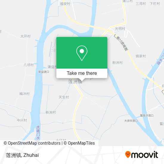 莲洲镇 map