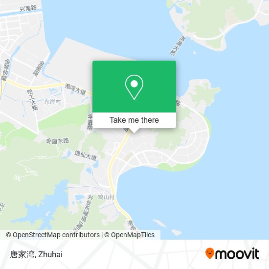 唐家湾 map