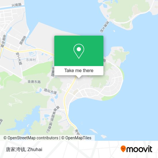 唐家湾镇 map