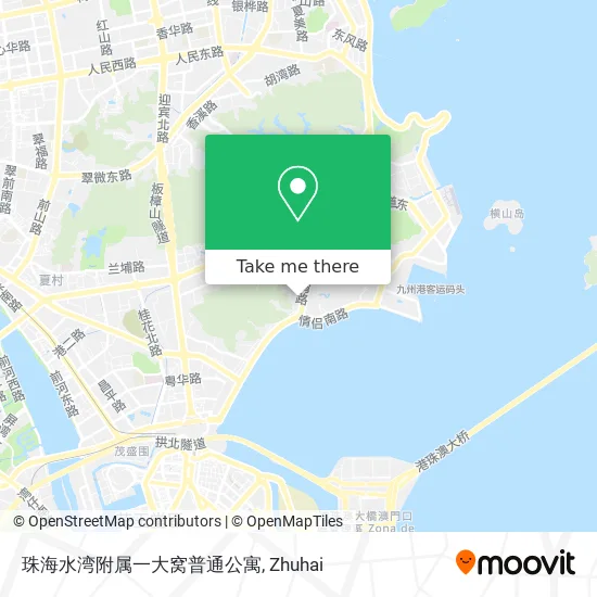 珠海水湾附属一大窝普通公寓 map