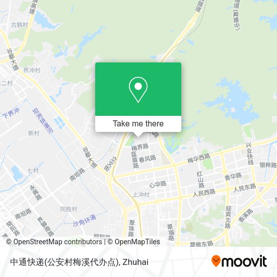 中通快递(公安村梅溪代办点) map