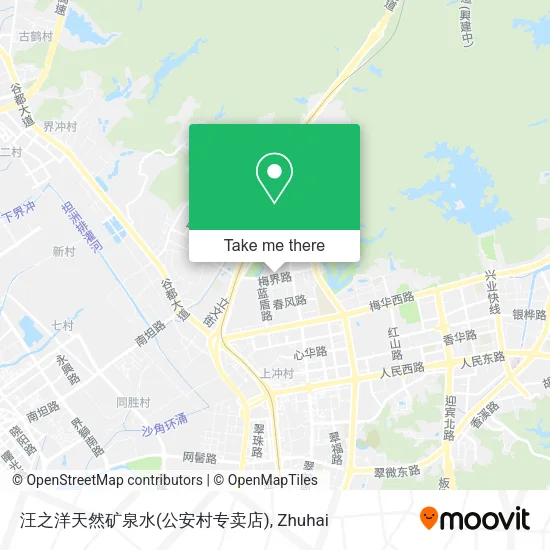 汪之洋天然矿泉水(公安村专卖店) map
