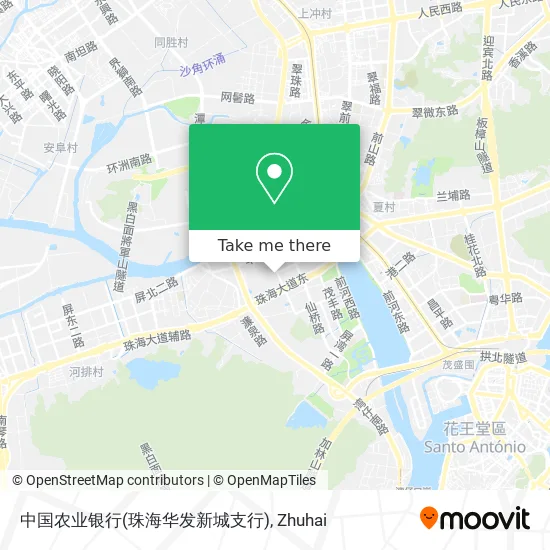 中国农业银行(珠海华发新城支行) map