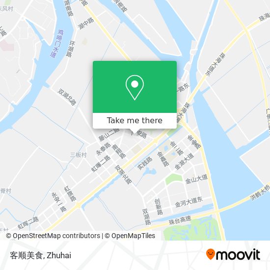 客顺美食 map