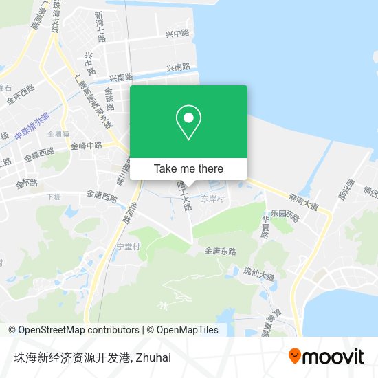 珠海新经济资源开发港 map