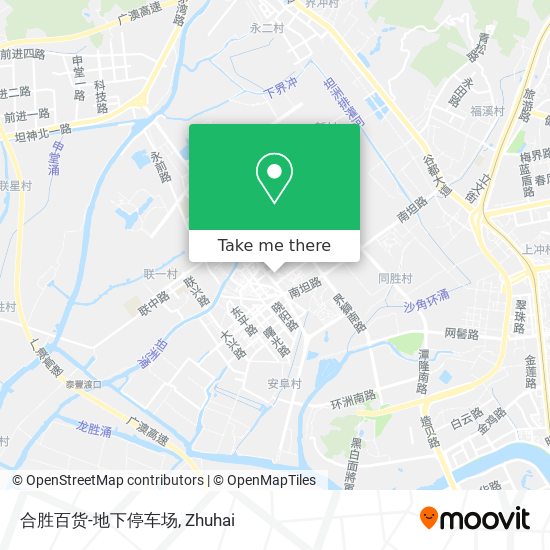 合胜百货-地下停车场 map