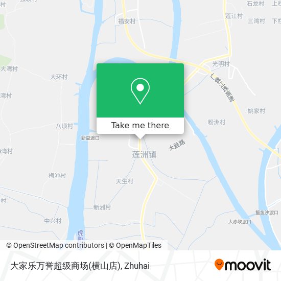 大家乐万誉超级商场(横山店) map