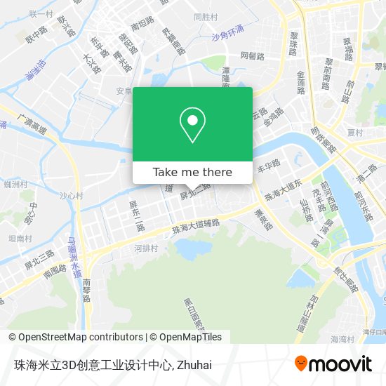 珠海米立3D创意工业设计中心 map