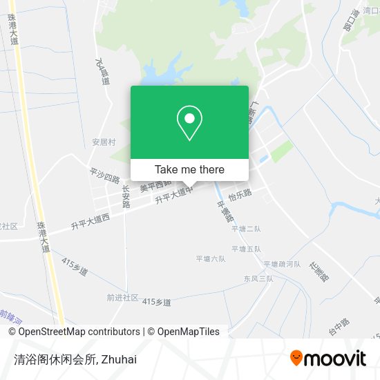 清浴阁休闲会所 map