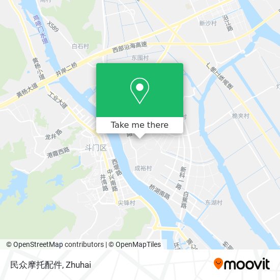 民众摩托配件 map