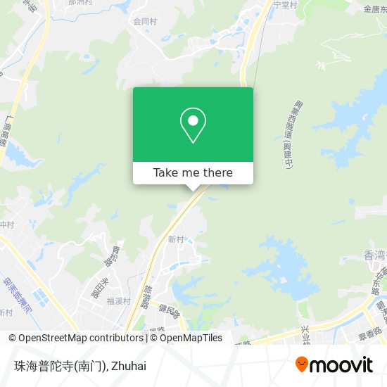 珠海普陀寺(南门) map