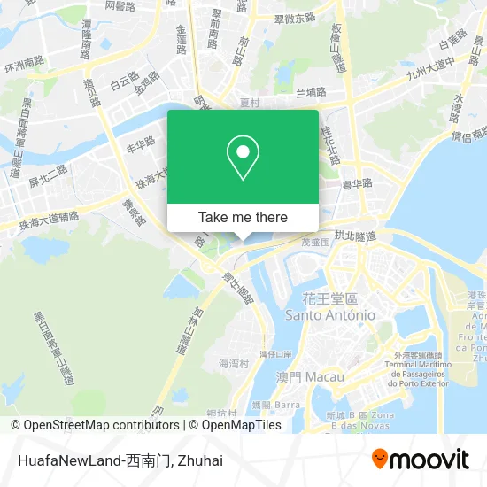 HuafaNewLand-西南门 map