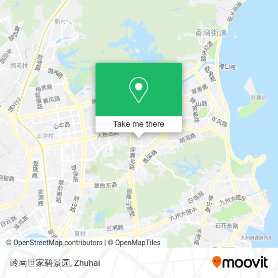 岭南世家碧景园 map