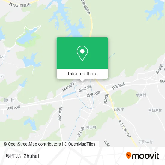 明汇坊 map