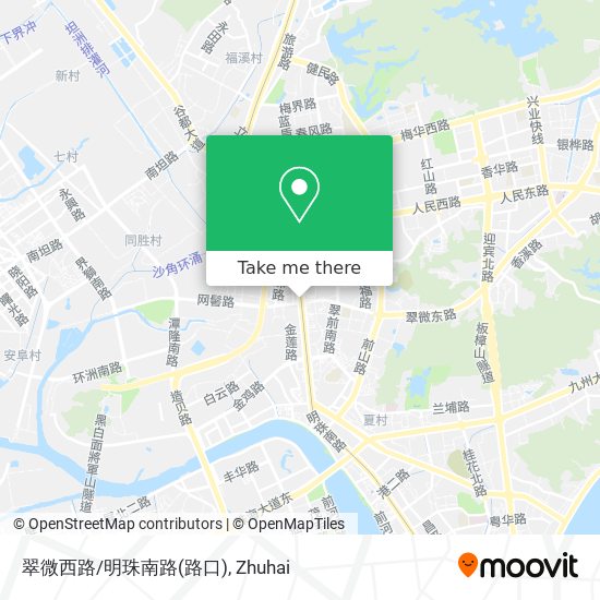 翠微西路/明珠南路(路口) map