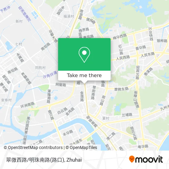 翠微西路/明珠南路(路口) map