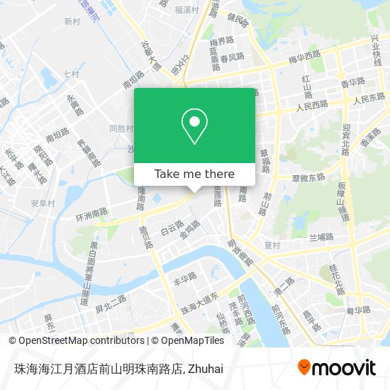 珠海海江月酒店前山明珠南路店 map