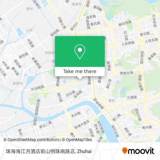 珠海海江月酒店前山明珠南路店 map