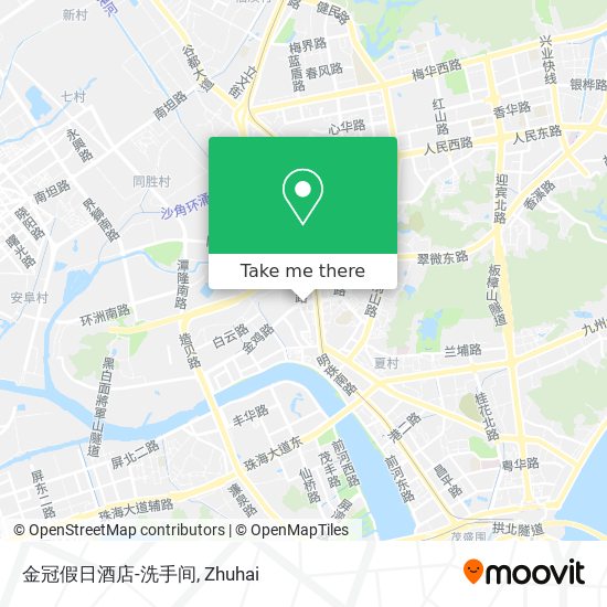 金冠假日酒店-洗手间 map