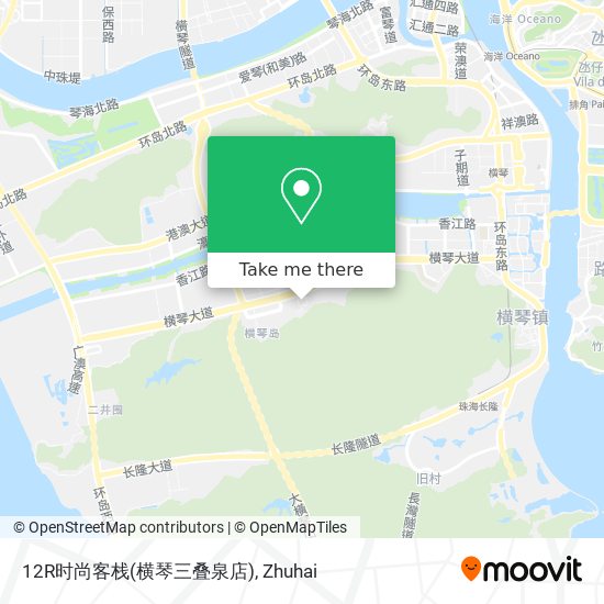 12R时尚客栈(横琴三叠泉店) map