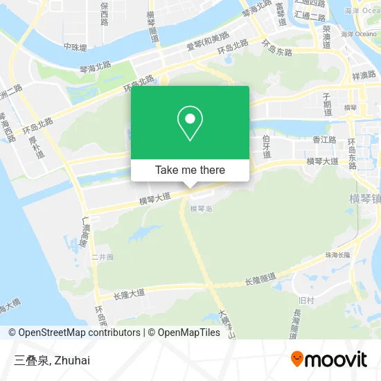三叠泉 map