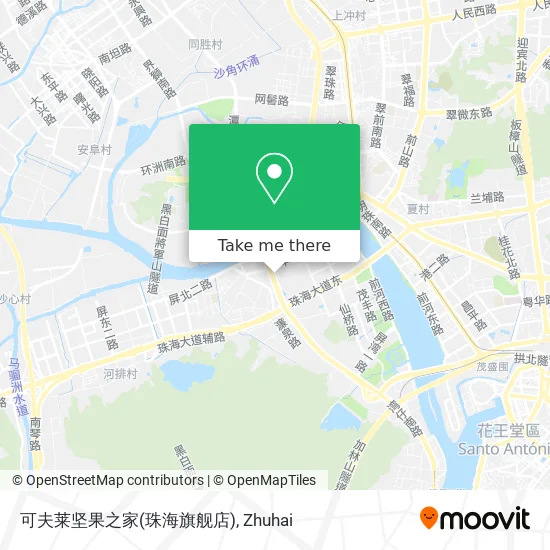 可夫莱坚果之家(珠海旗舰店) map