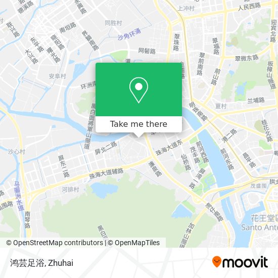 鸿芸足浴 map