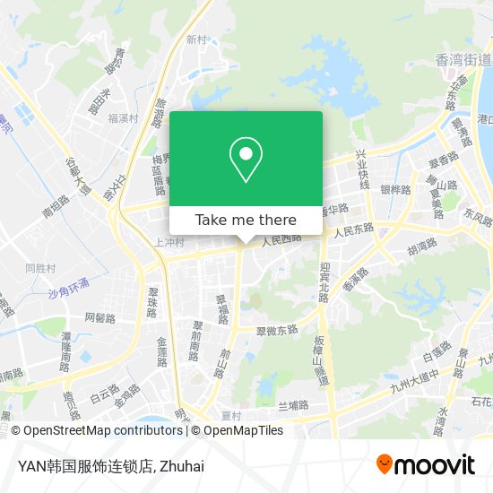YAN韩国服饰连锁店 map
