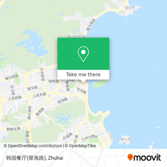韩国餐厅(翠海路) map