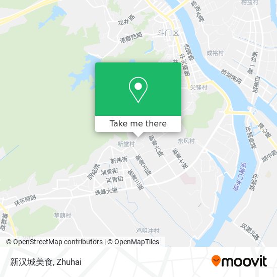 新汉城美食 map