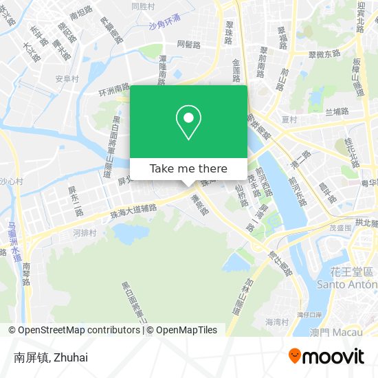 南屏镇 map