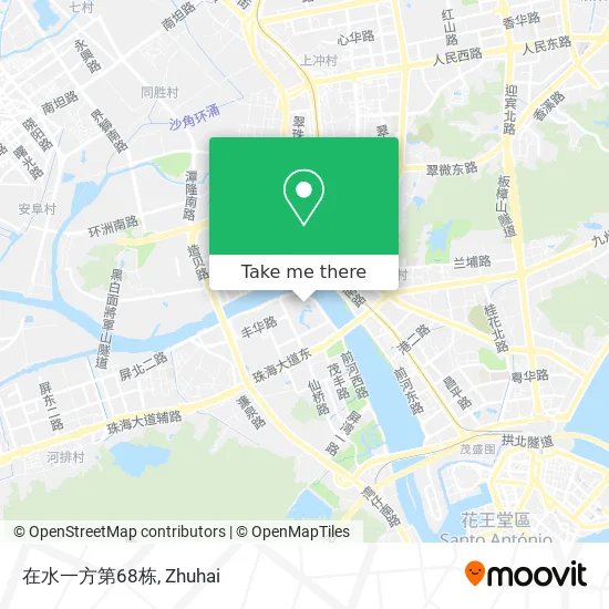 在水一方第68栋 map