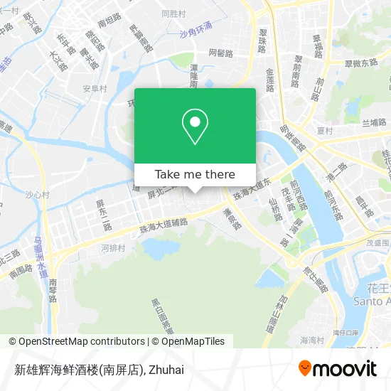 新雄辉海鲜酒楼(南屏店) map
