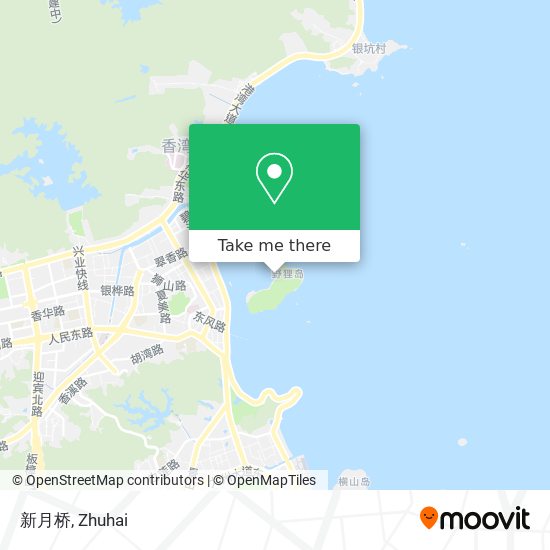 新月桥 map