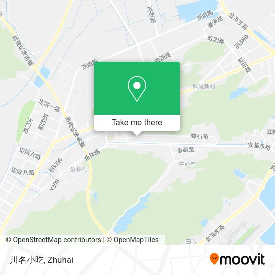 川名小吃 map