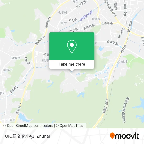 UIC新文化小镇 map