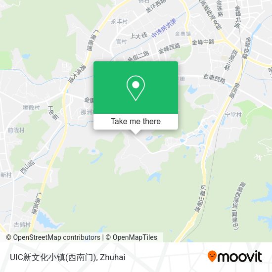 UIC新文化小镇(西南门) map
