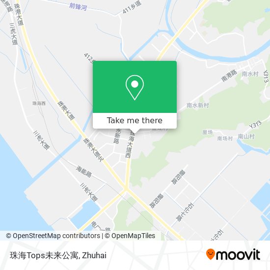 珠海Tops未来公寓 map