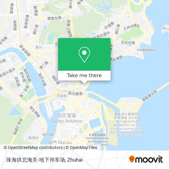 珠海拱北海关-地下停车场 map
