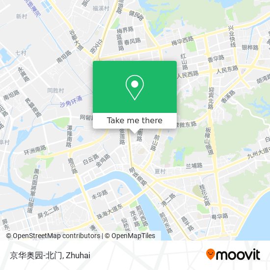 京华奥园-北门 map