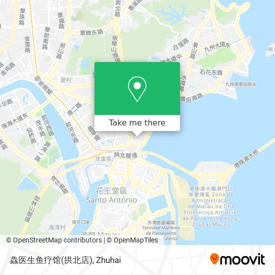 鱻医生鱼疗馆(拱北店) map
