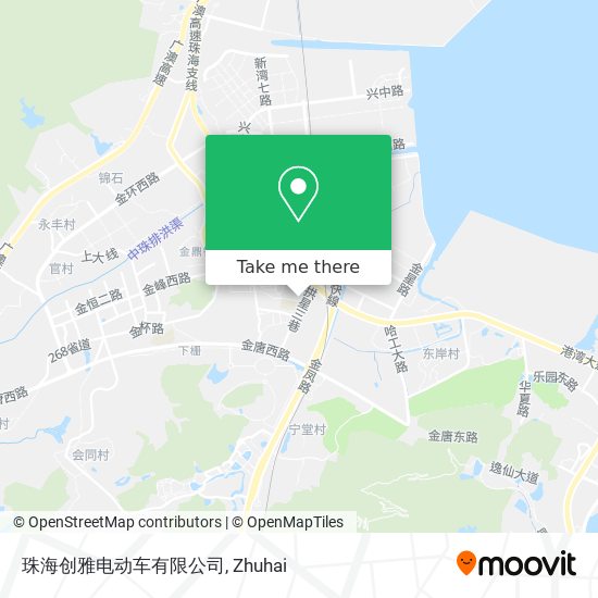 珠海创雅电动车有限公司 map
