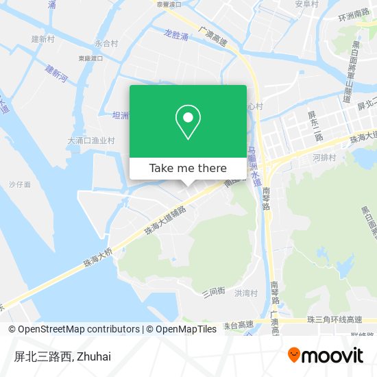屏北三路西 map