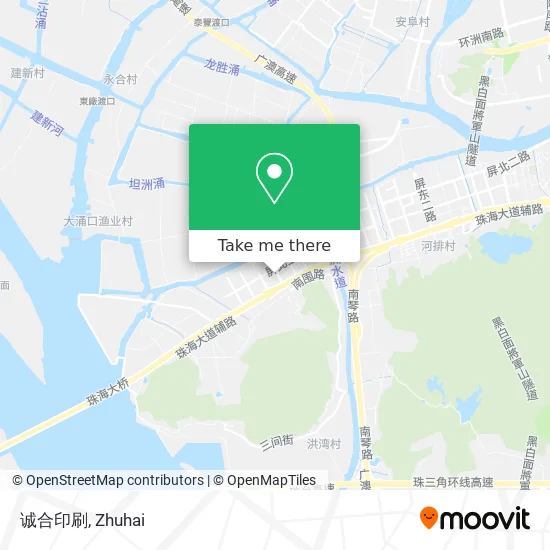 诚合印刷 map