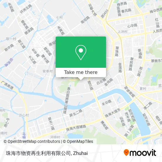 珠海市物资再生利用有限公司 map
