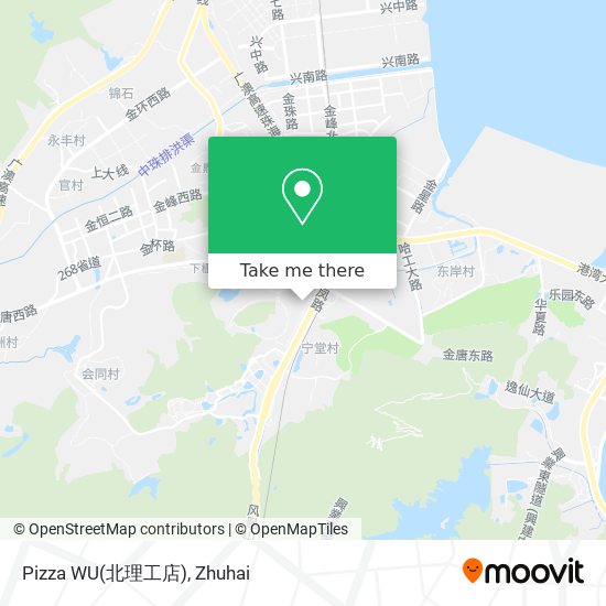 Pizza WU(北理工店) map