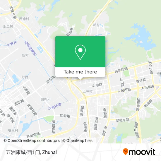 五洲康城-西1门 map