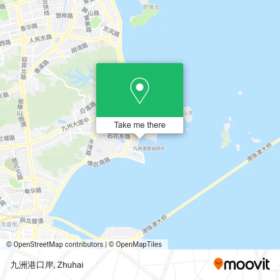 九洲港口岸 map